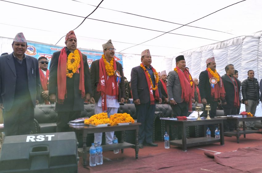  मेलम्चीले गर्याे गुफाडाँडामा जलवायु सम्मेल